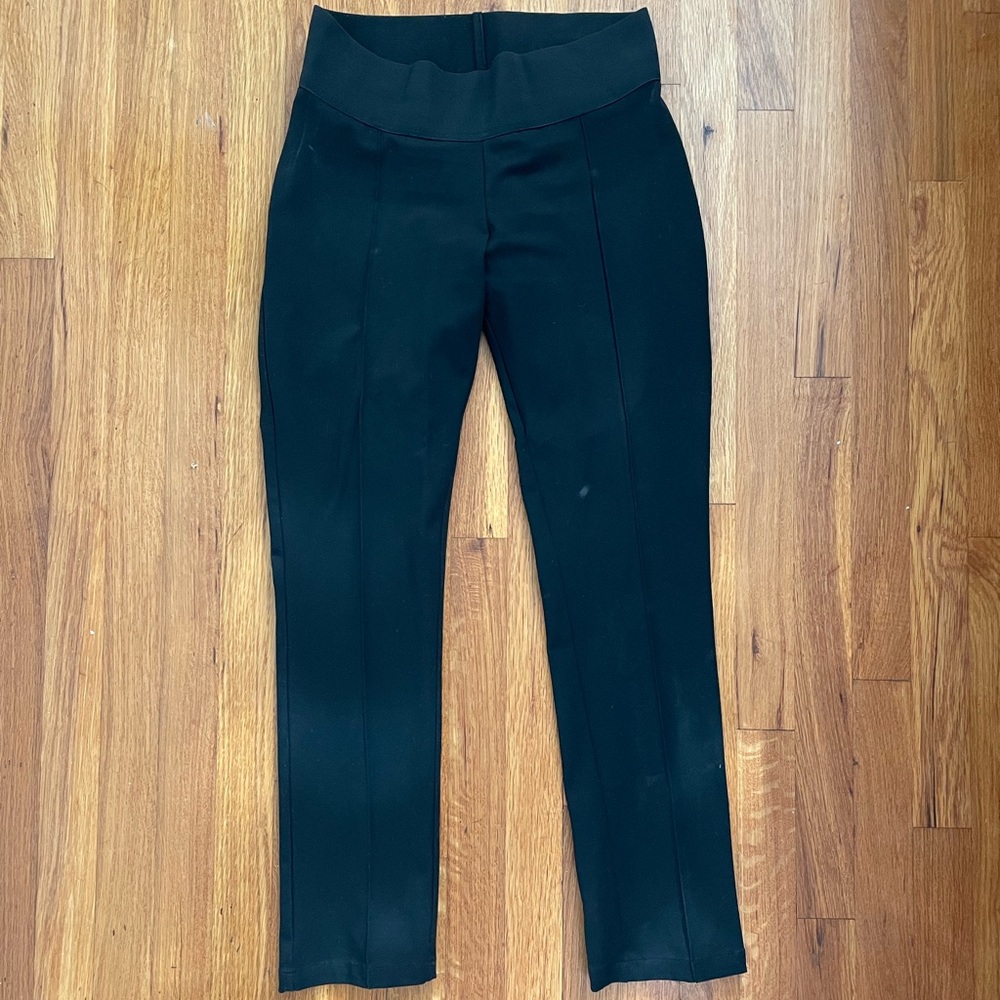 Seraphine Maternity Slim Leg Black Maternity Pants – Under Bump Size 2 Petite